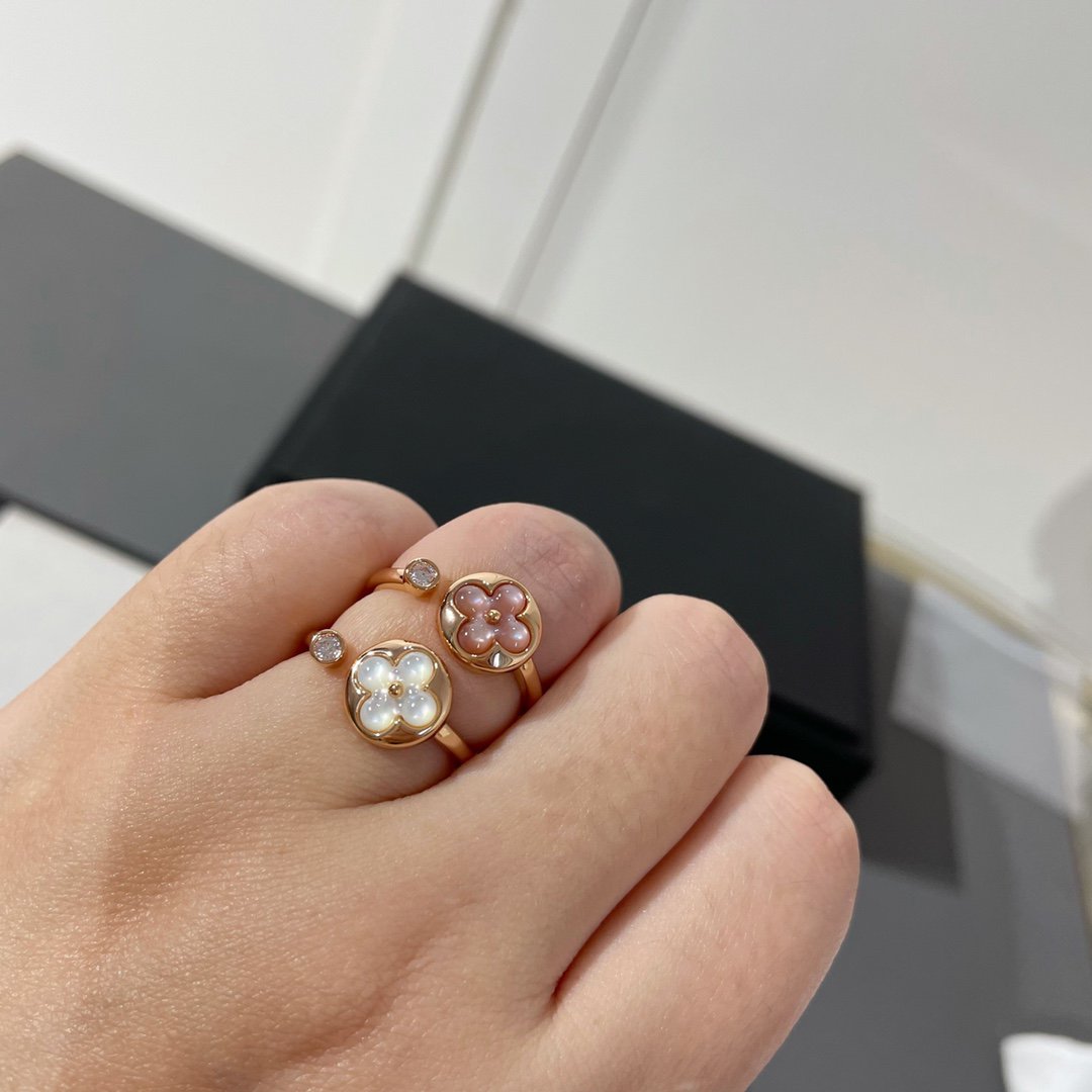 [Rosla Jewelry]SUN 1 DIAMOND PINK MOP RING