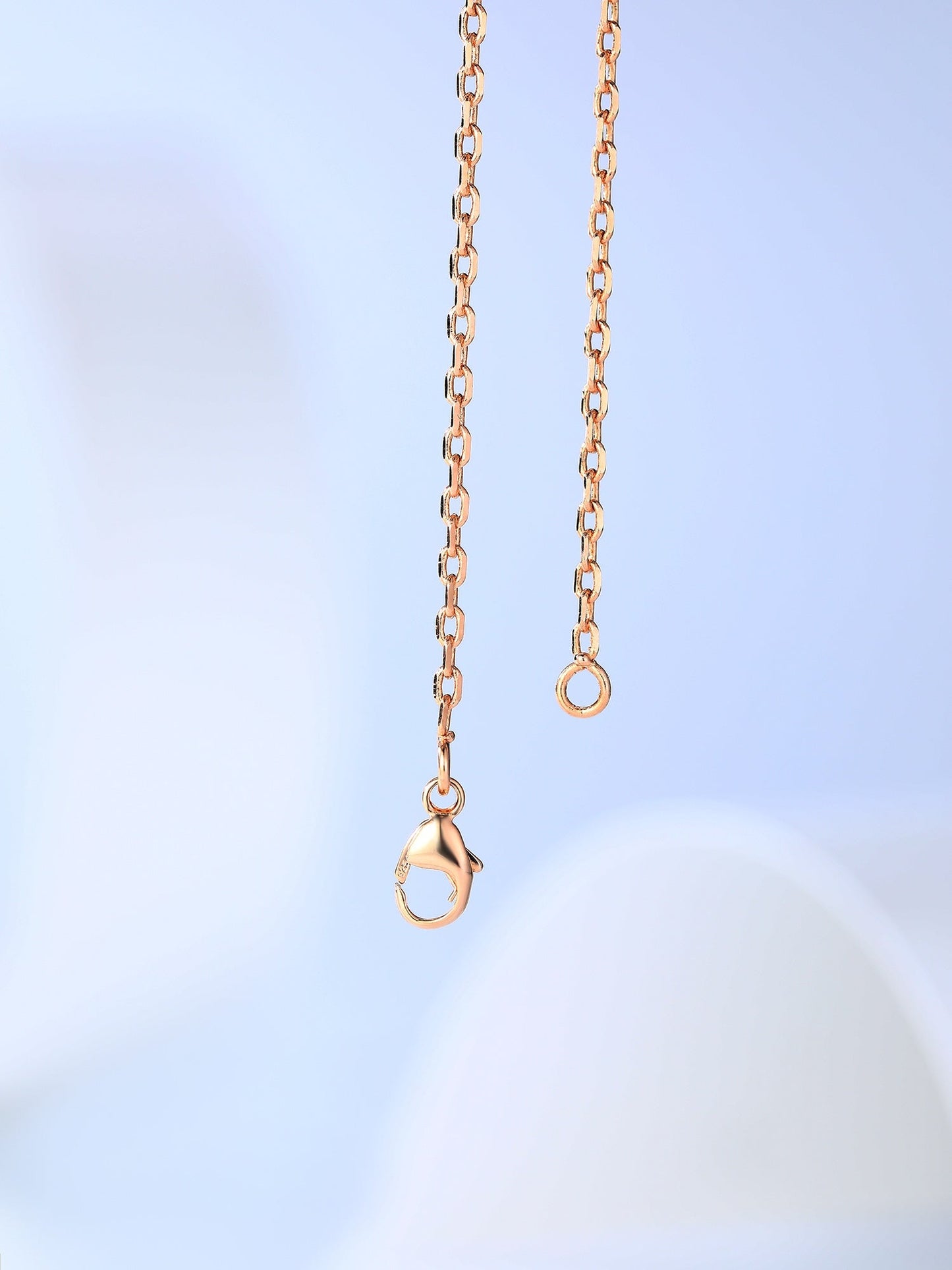 [Rosla Jewelry]H CAGE PINK GOLD NECKLACE