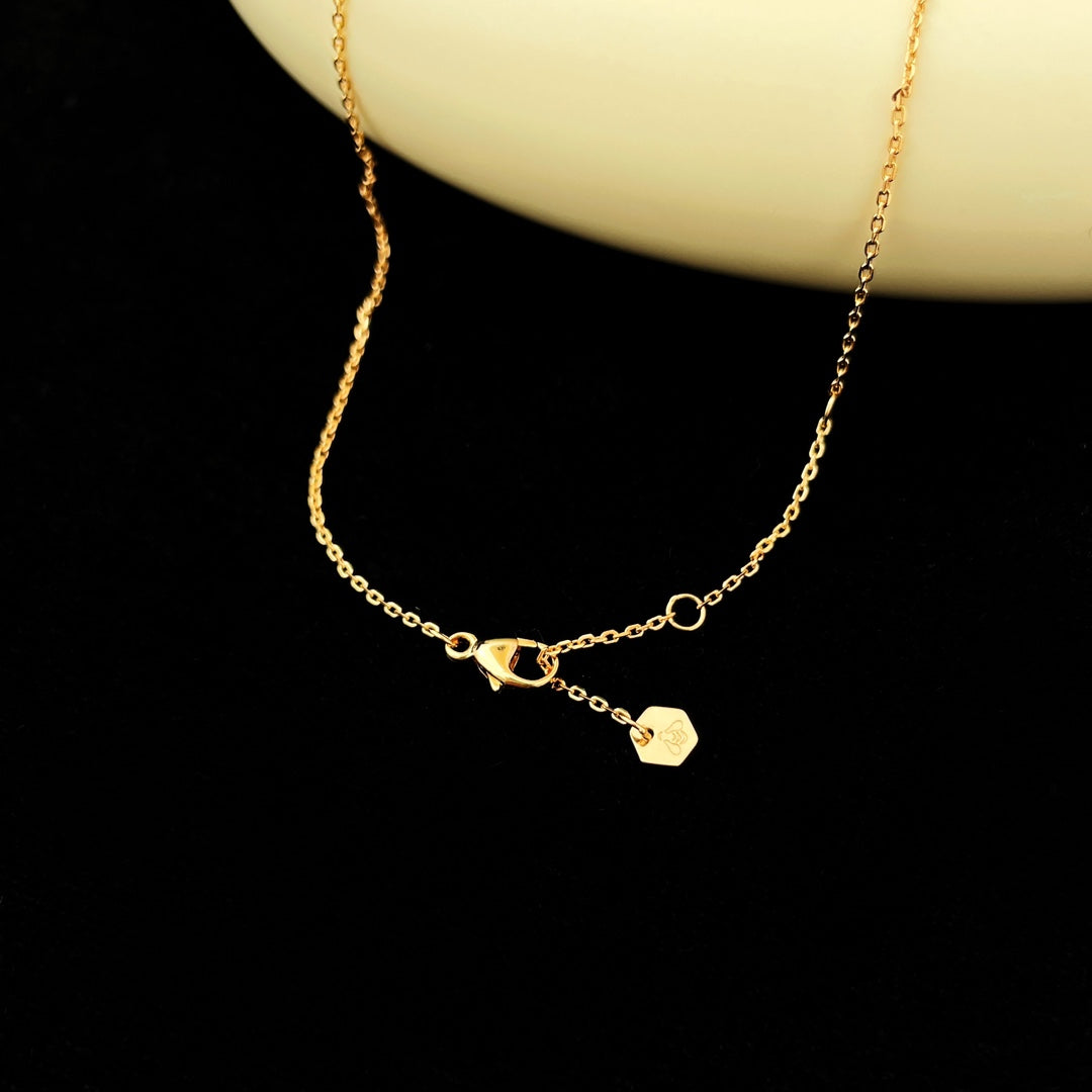 [Rosla Jewelry]BEE MINI PEDANT DIAMOND NECKLACE