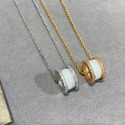 [Rosla Jewelry]ZERO 1 DIAMOND CERAMIC NECKLACE