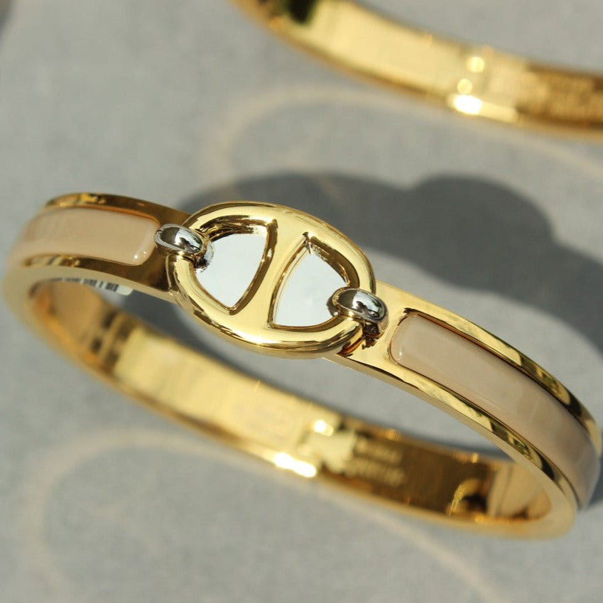 [Rosla Jewelry]CLIC CHAINE GOLD BRACELET