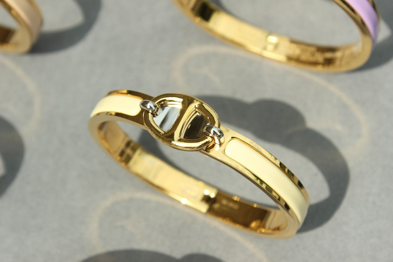 [Rosla Jewelry]CLIC CHAINE GOLD BRACELET