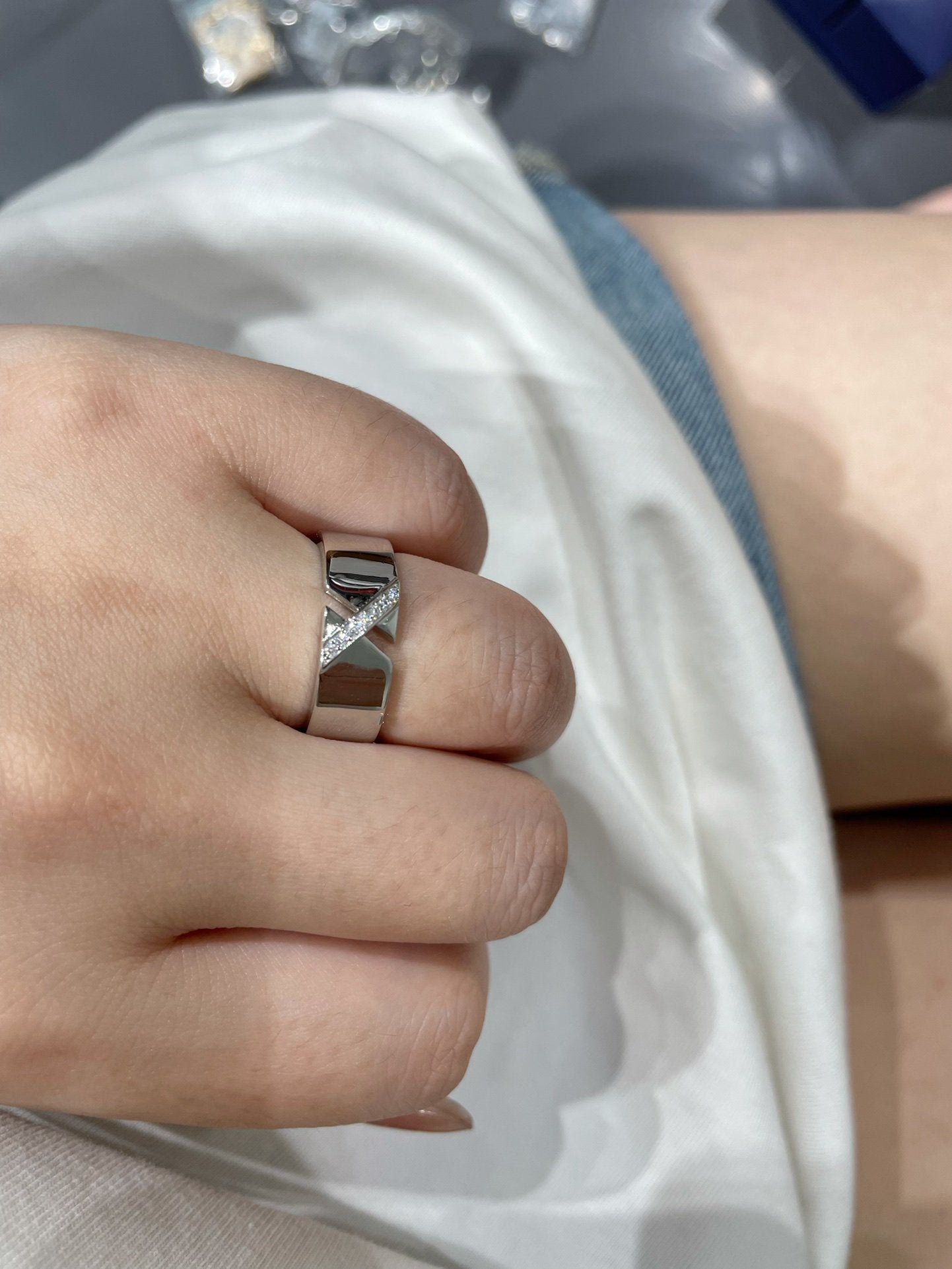 [Rosla Jewelry]LIENS EVIDENCE DIAOMOND RING