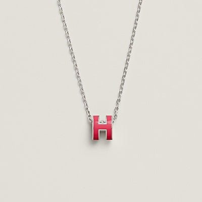 [Rosla Jewelry]H NECKLACE PINK