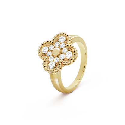 [Rosla Jewelry]CLOVER DIAMOND RING