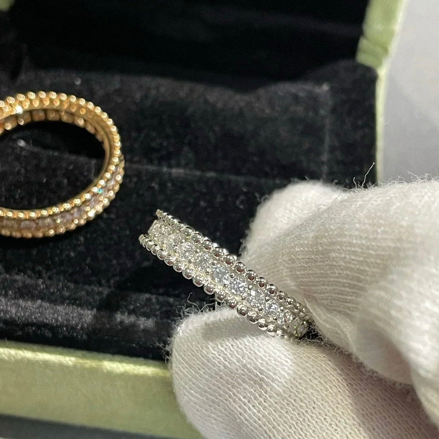 [Rosla Jewelry]PERLEE DIAMOND ROSE GOLD RING