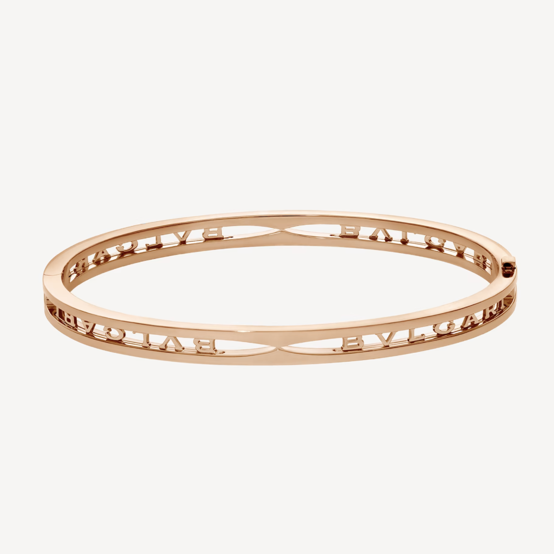 [Rosla Jewelry]ZERO 1 SPIRAL LOGO PINK GOLD BRACELET