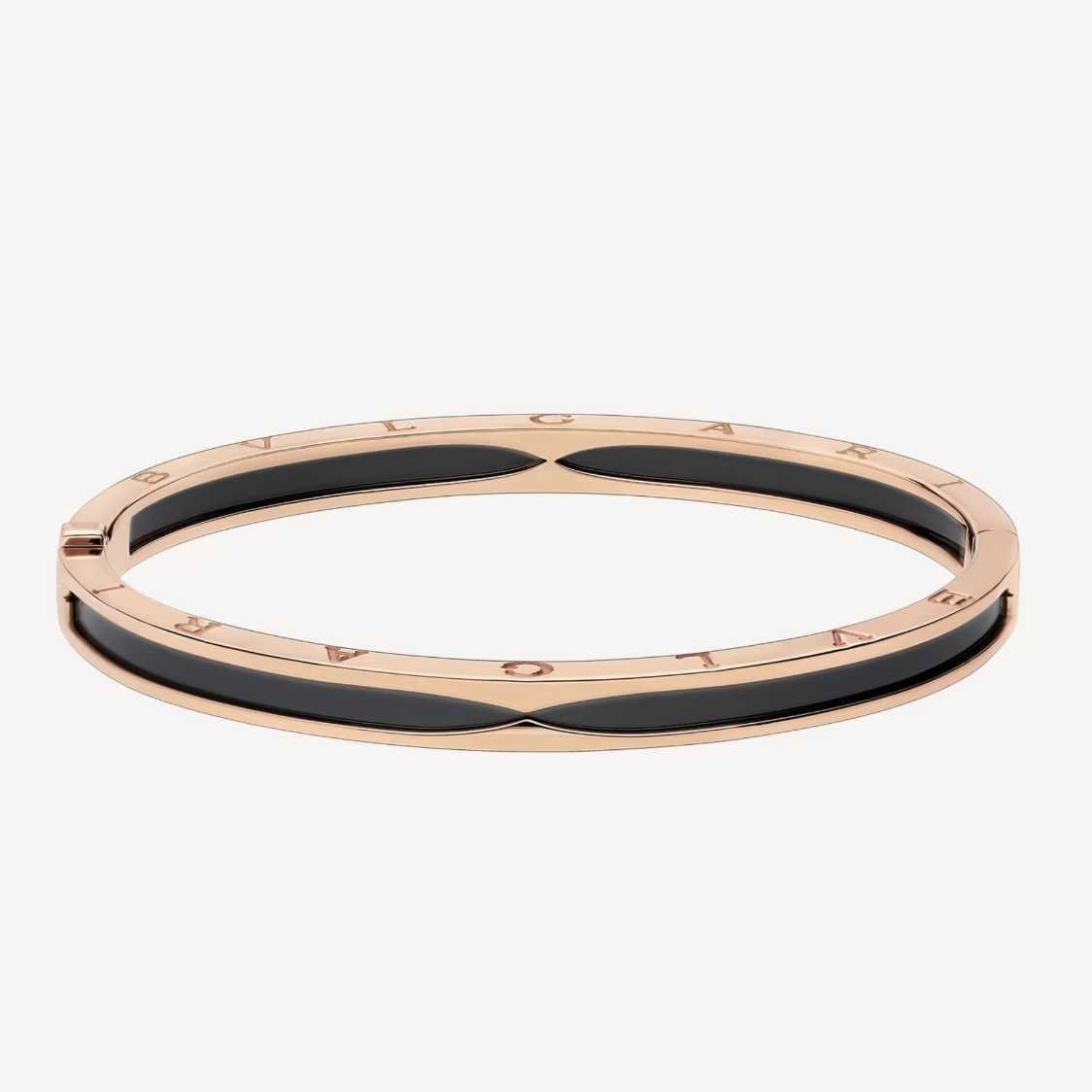 [Rosla Jewelry]ZERO 1 PINK GOLD WITH BLACK CERAMIC BRACELET