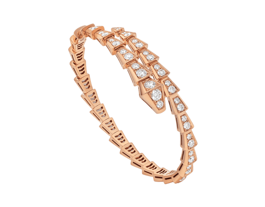 [Rosla Jewelry]SERPENTI BRACELET 6.8MM PINK GOLD DIAMOND