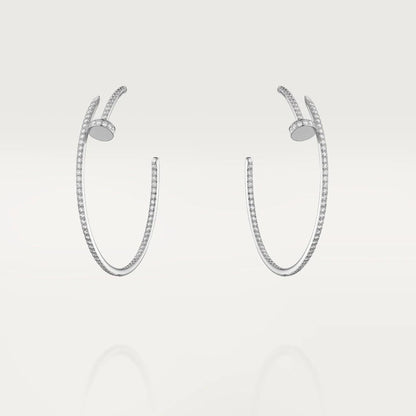 [Rosla Jewelry]JUSTE EARRINGS FULL DIAMONDS 1.8MM