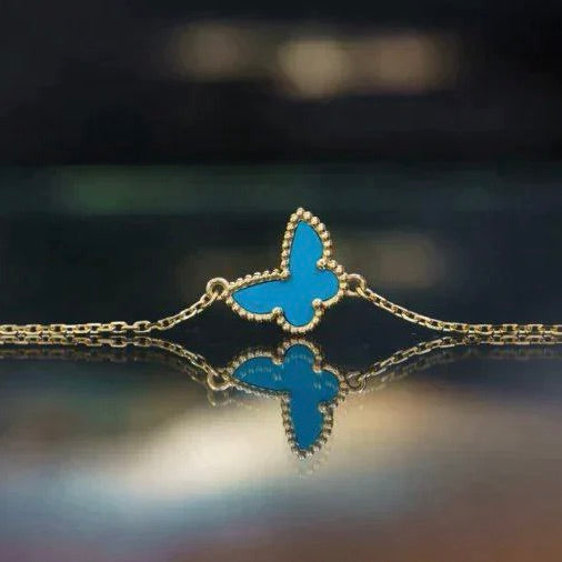 [Rosla Jewelry]BUTTERFLY TURQUOISE BUTTERFLY BRACELET