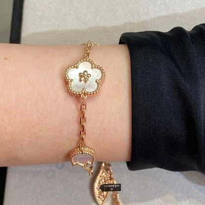 [Rosla Jewelry]LUCKY SPRING 5 MOTIF BRACELET