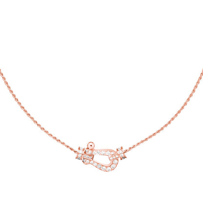 [Rosla Jewelry]FORCE 10 PINK GOLD DIAMOND NECKLACE