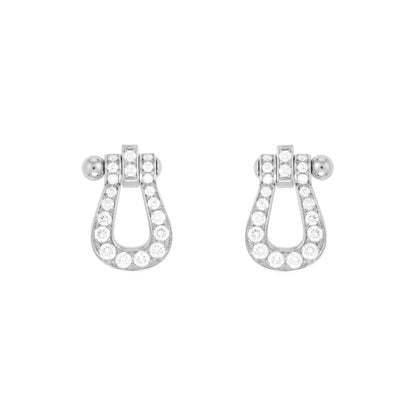 [Rosla Jewelry]FORCE 10 FULL DIAMOND STUD EARRINGS MINI MODEL