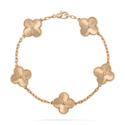 [Rosla Jewelry]CLOVER 5 FLOWERS LASER BRACELET