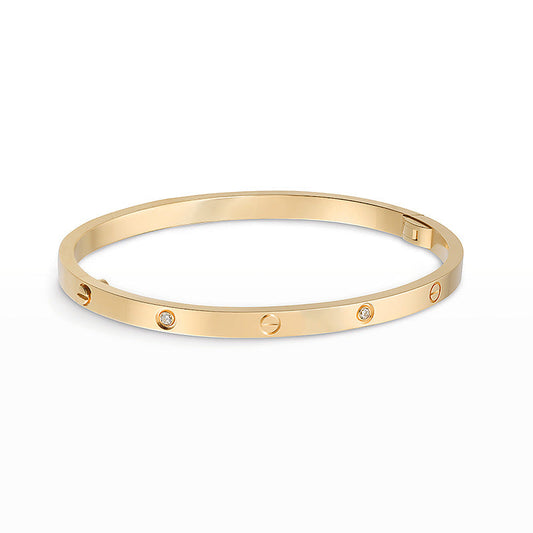 [Rosla Jewelry]LOVE BRACELET 3.65MM 6 DIAMONDS