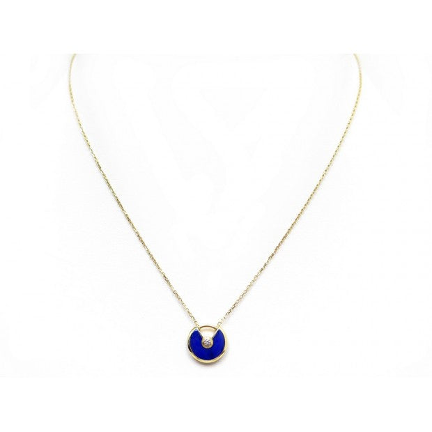 [Rosla Jewelry]AMULETTE ROSE GOLD AGATE NECKLACE