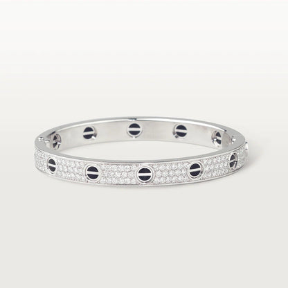 [Rosla Jewelry]LOVE BRACELET 6.1MM DIAMOND-PAVED CERAMIC