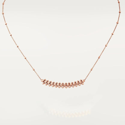 [Rosla Jewelry]CLASH PINK GOLD NECKLACE