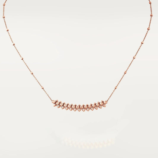 [Rosla Jewelry]CLASH PINK GOLD NECKLACE