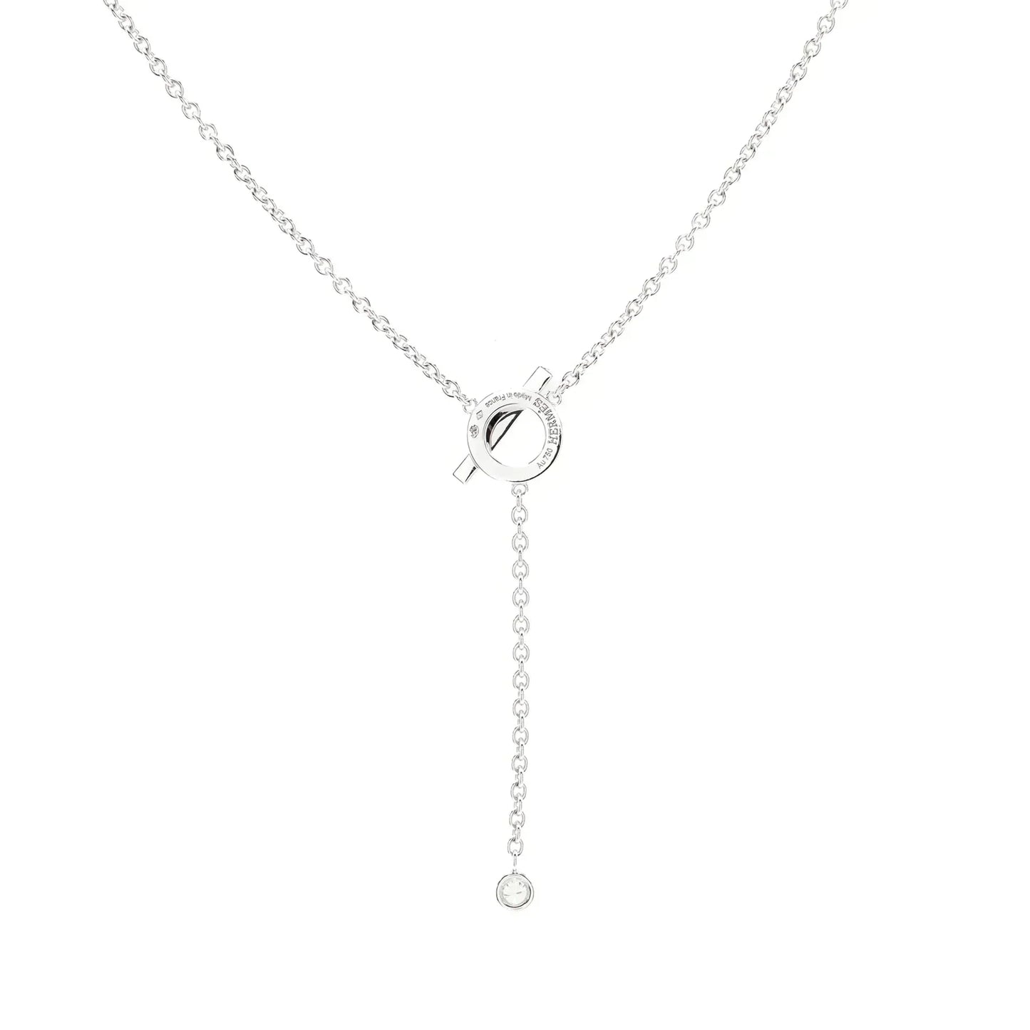 [Rosla Jewelry]FINESSE SILVER DIAMOND NECKLACE