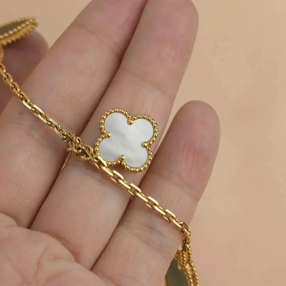 [Rosla Jewelry]LUCKY SPRING 5 MOTIF GOLD BRACELET