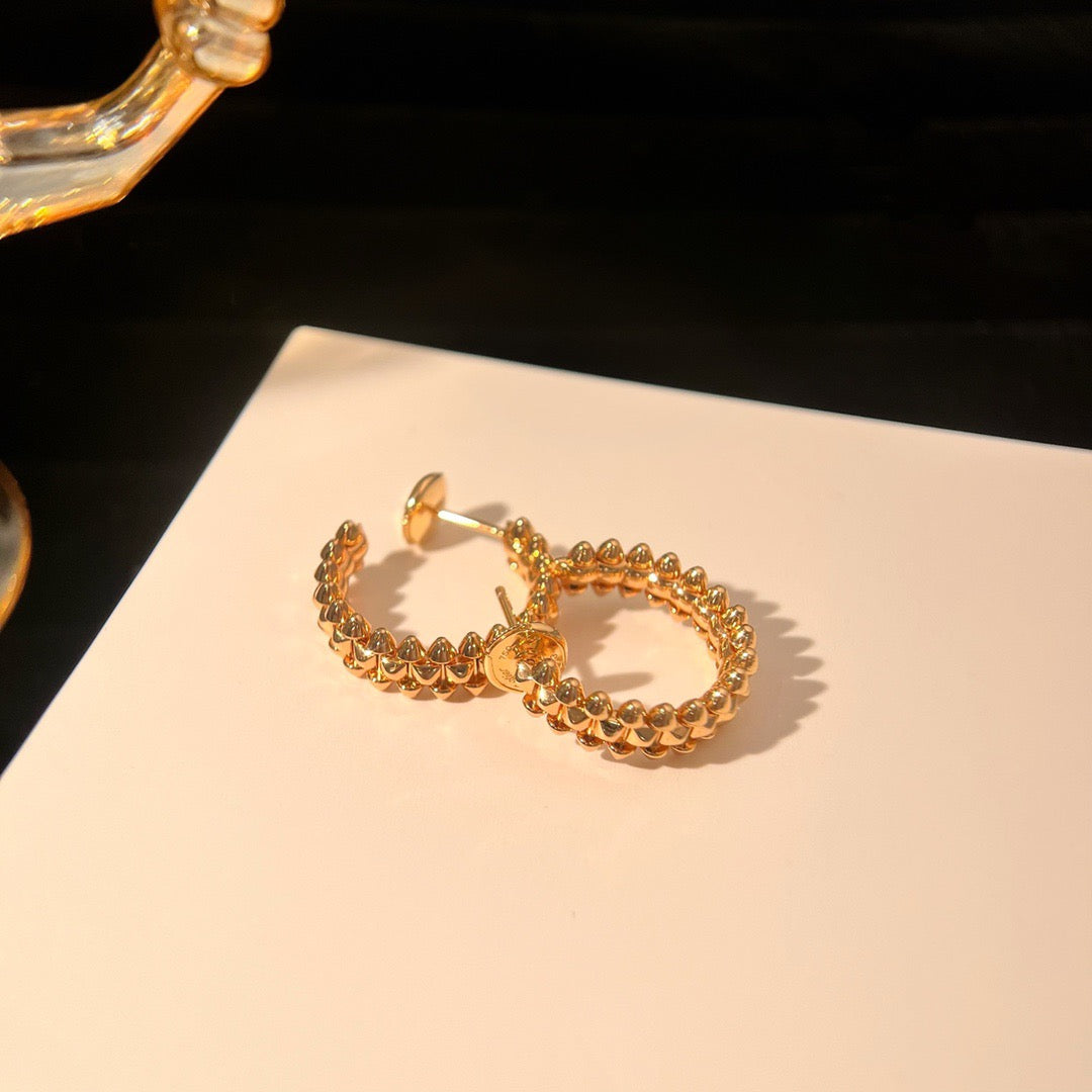 [Rosla Jewelry]CLASH SMALL HOOP EARRINGS