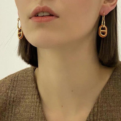 [Rosla Jewelry]HM O'MAILLON GOLD EARRINGS