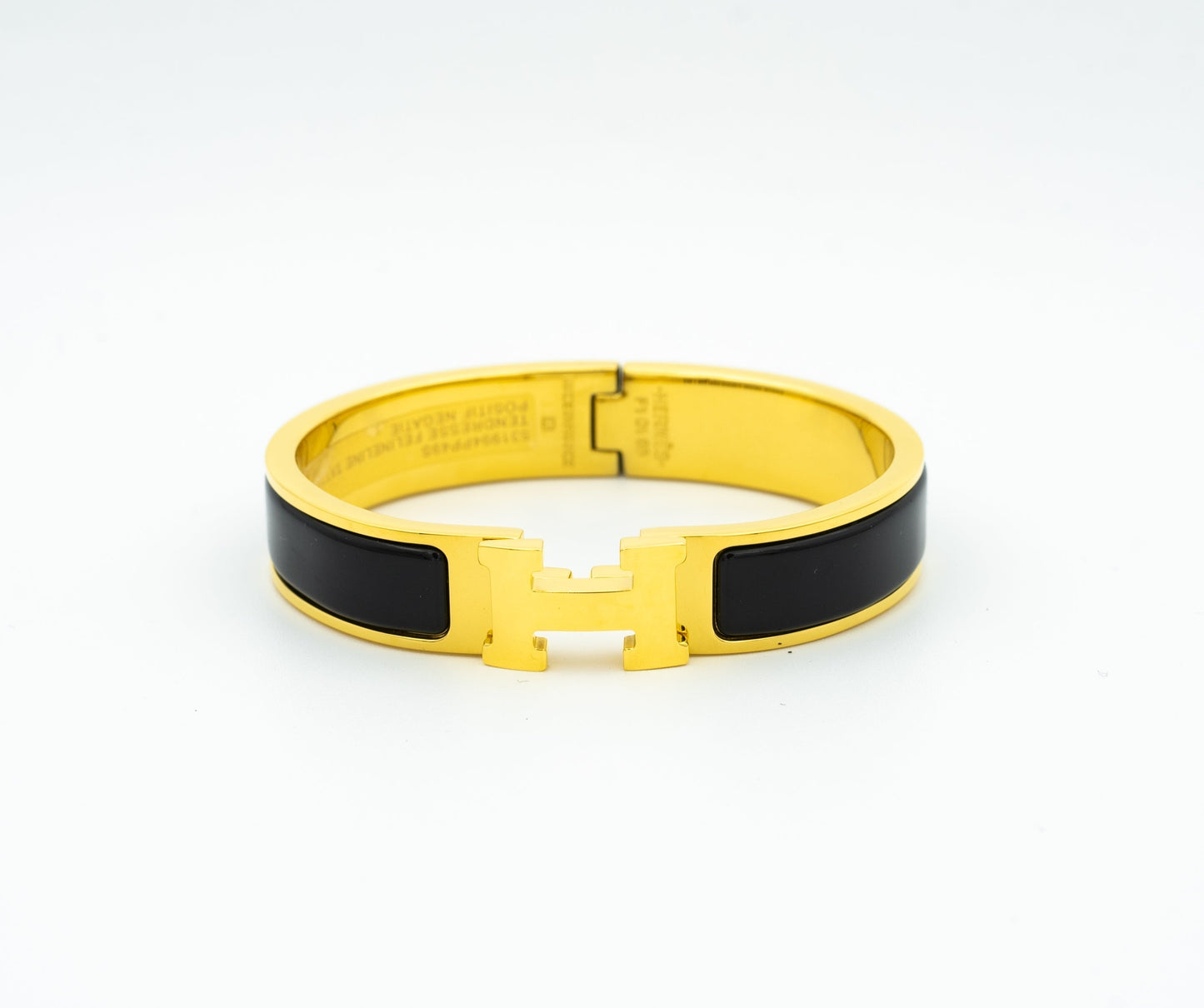 [Rosla Jewelry]H BLACK BRACELET