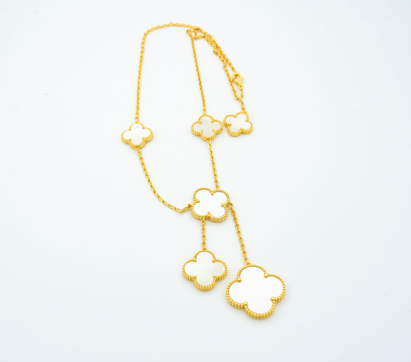 [Rosla Jewelry]CLOVER MOTHER OF PEARL NECKLACE 6 MOTIF