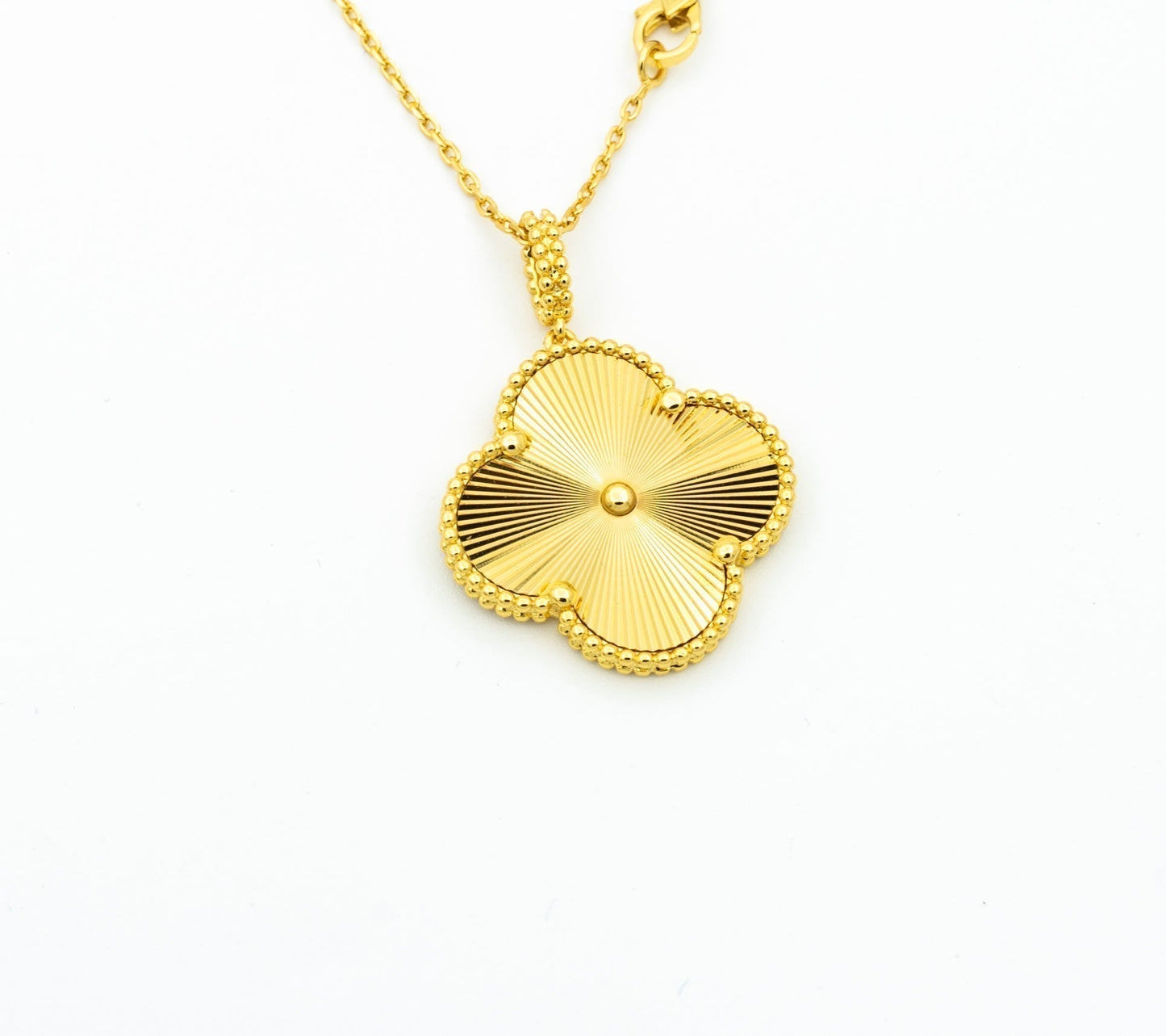 [Rosla Jewelry]CLOVER 25MM PEDANT NECKLACE GOLD