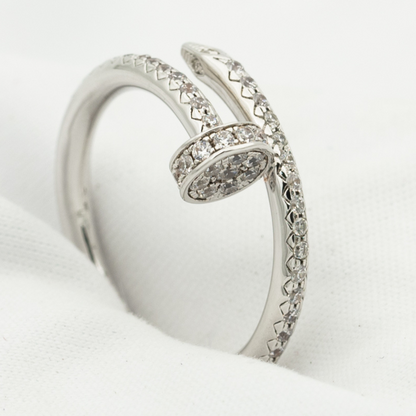 [Rosla Jewelry]JUSTE RING 1.8MM SILVER DIAMONDS