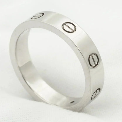 [Rosla Jewelry]LOVE RING 4MM 1 DIAMOND SILVER