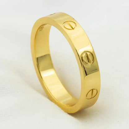 [Rosla Jewelry]LOVE RING 4MM 1 DIAMOND GOLD