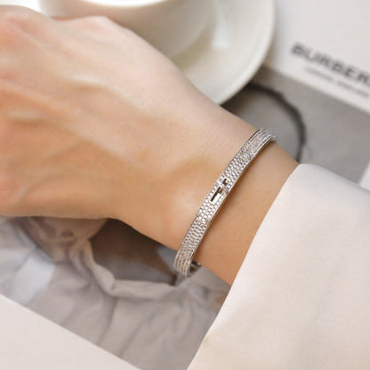 [Rosla Jewelry]KELLY BRACELET DIAMOND PAVED