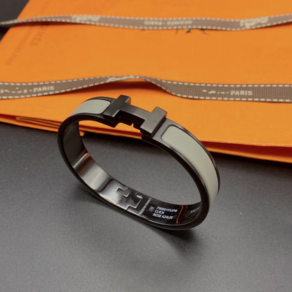 [Rosla Jewelry]CLIC HM SO BLACK GREY BRACELET