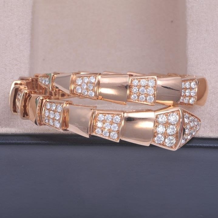 [Rosla Jewelry]SERPENTI BRACELET PINK GOLD DIAMOND