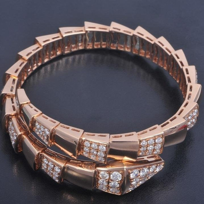 [Rosla Jewelry]SERPENTI BRACELET PINK GOLD DIAMOND