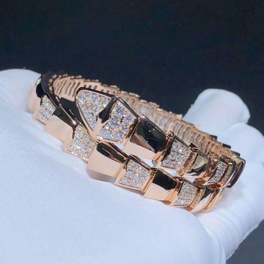 [Rosla Jewelry]SERPENTI BRACELET PINK GOLD DIAMOND