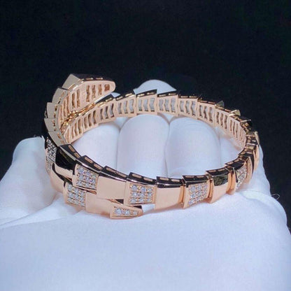 [Rosla Jewelry]SERPENTI WIDE BRACELET PINK GOLD DIAMOND