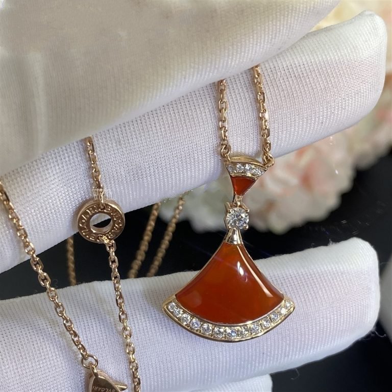 [Rosla Jewelry]DREAM NECKLACE CARNELIAN DIAMOND