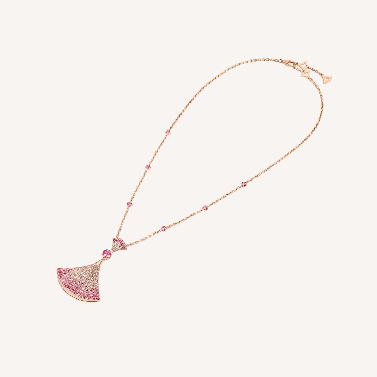 [Rosla Jewelry]DREAM NECKLACK DIAMOND PINK GOLD