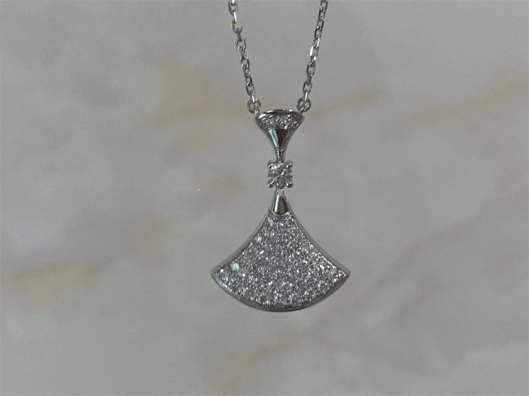 [Rosla Jewelry]DREAM NECKLACE SILVER FULL DIAMOND