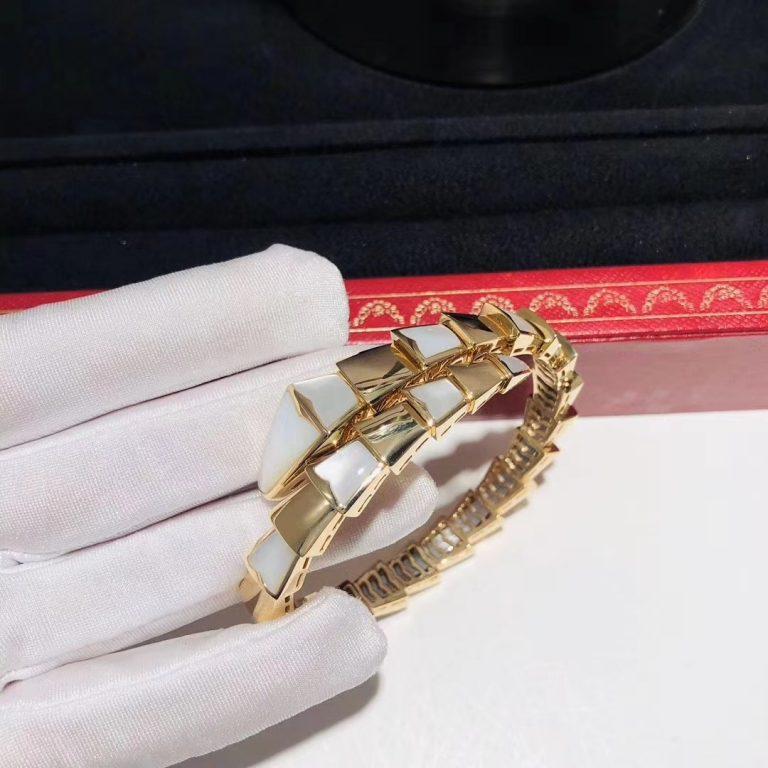 [Rosla Jewelry]SERPENTI BRACELET MOP GOLD