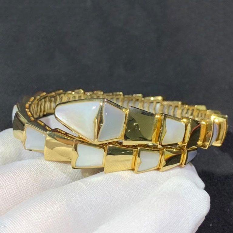 [Rosla Jewelry]SERPENTI BRACELET MOP GOLD