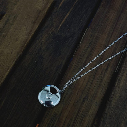 [Rosla Jewelry]AMULETTE SILVER FULL DIAMOND NECKLACE