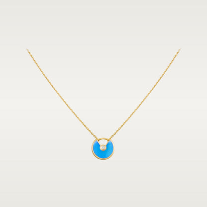 [Rosla Jewelry]AMULETTE GOLD TURQUOISE NECKLACE