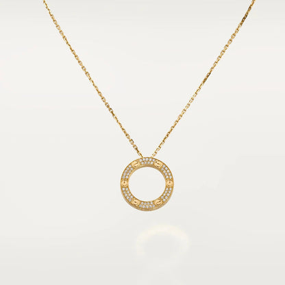 [Rosla Jewelry]LOVE NECKLACE ADJUSTABLE ROSE GOLD