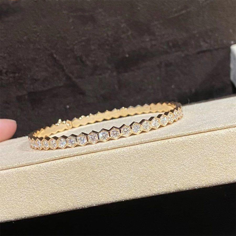 [Rosla Jewelry]BEE LOVE GOLD BRACELET FULL DIAMOND