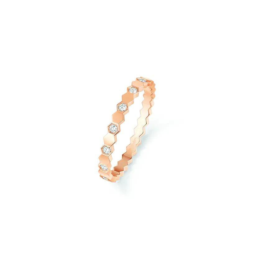 [Rosla Jewelry]BEE LOVE RING PINK GOLD DIAMOND